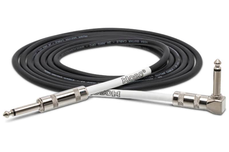 Hosa GTR-205R Straight to Right Angle Guitar Cable - 5 foot image 1