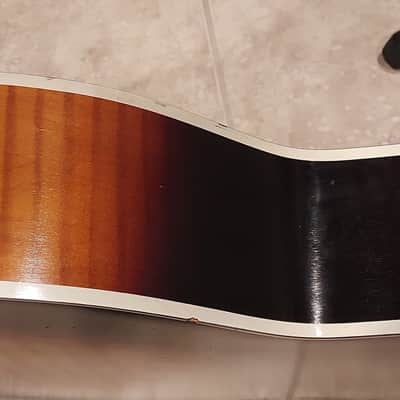 '60s vintage Kay 5160 'T' logo flat-top guitar and case. image 10