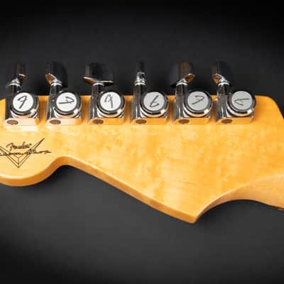 2012 Fender Custom Shop Custom Deluxe Stratocaster - Sherwood Green with Gold Racing Stripes | COA OHSC image 19