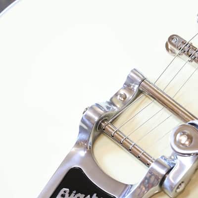 Unplayed! 2020 Gretsch G6128TDS-PE-LIV Player’s Edition Jet Lotus Ivory DS w/ Bigsby + COA OHSC image 7