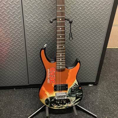 Peavey Rockmaster the walking dead guitar- Black image 1
