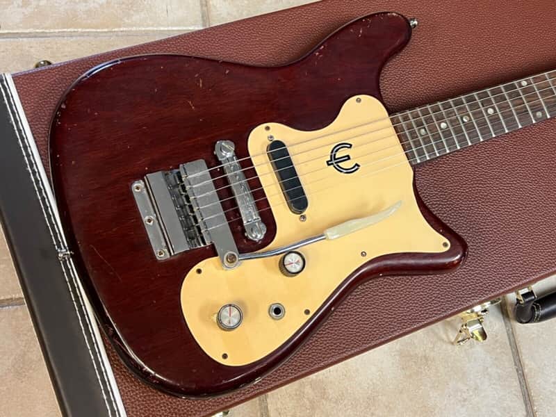 1967 Epiphone Olympic Mahogany w case image 1