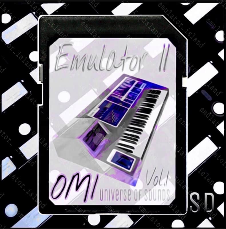 Emu Emulator II SD Library HxC E-MU E2 EII Sampler Synthesizer Oberheim DPX image 1