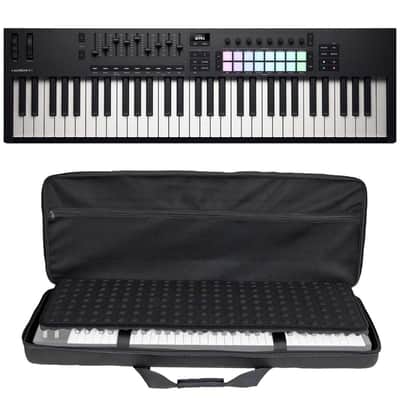 Novation Launchkey 61 All-in-One OLED Display DAW Keyboard Controller w Case