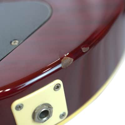 Tokai Love Rock LS90Q Quilt Maple Top Les Paul MIJ Japan 2009 Heritage Dark Cherry image 22