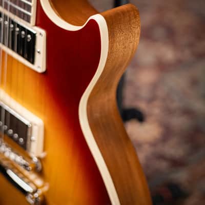 Gibson Les Paul Standard 60s Faded Electric Guitar - Vintage Bourbon Burst with Hardshell Case image 13