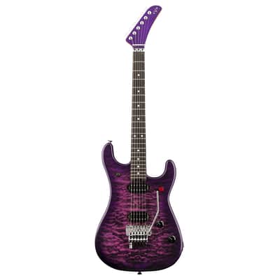 Used EVH 5150 Series Deluxe QM Electric Guitar - Purple Daze w/ Ebony FB image 2