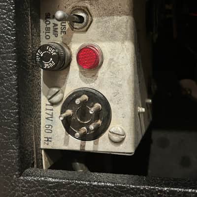 1968 Fender Vibratone 1x10" Rotating Speaker Cabinet - Black, Excellent Example! Serviced and Ready to Rip! image 8