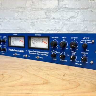 Pendulum Audio OCL-2 2-Channel Tube Electro-Optical Compressor / Limiter 2010s - Blue image 2