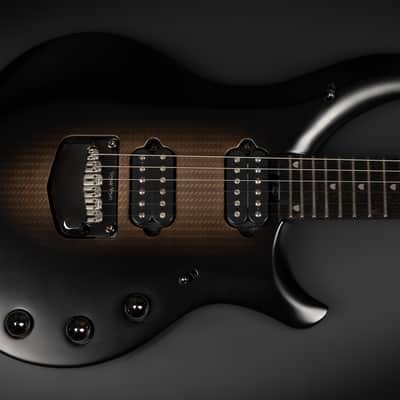 2014 Ernie Ball Music Man John Petrucci Signature Majesty 6 - Polar Noir | USA JP6 Neck Thru DiMarzio Piezo Stainless Steel Frets Matching Headstock Low Serial Number 3.16kg | OHSC image 4