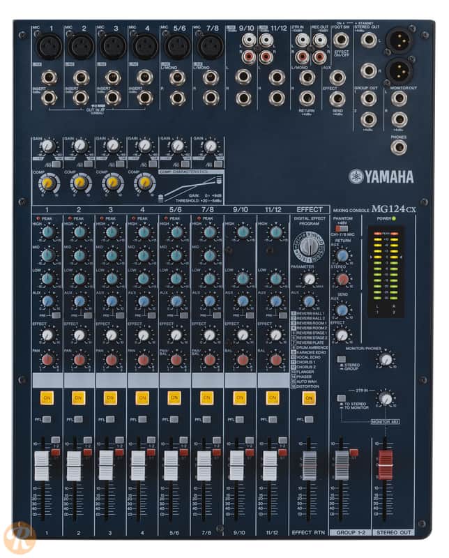 Yamaha MG124CX 12 Channel Mixer | Reverb Yamaha MG124CX 12 Channel Mixer | Reverb