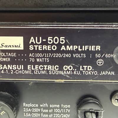Sansui AU-505 Integrated Amplifier DeoxIT Cleaned Tested image 11