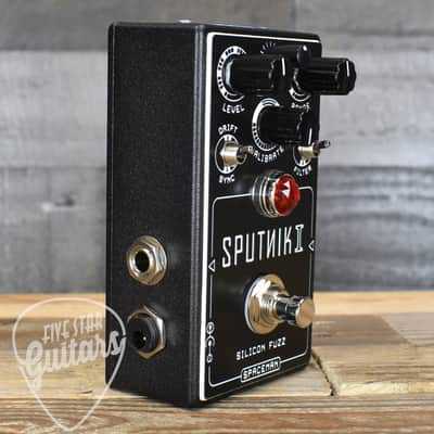 Mint Spaceman Effects Sputnik 1 Silicon Fuzz Pedal - Black Edition image 4