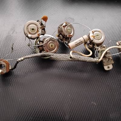 1964 Airline Supro Res-o-glass model Wiring Harness Vintage Cool! Rare Luthier parts for project restoration 1960s 60s 64 image 2
