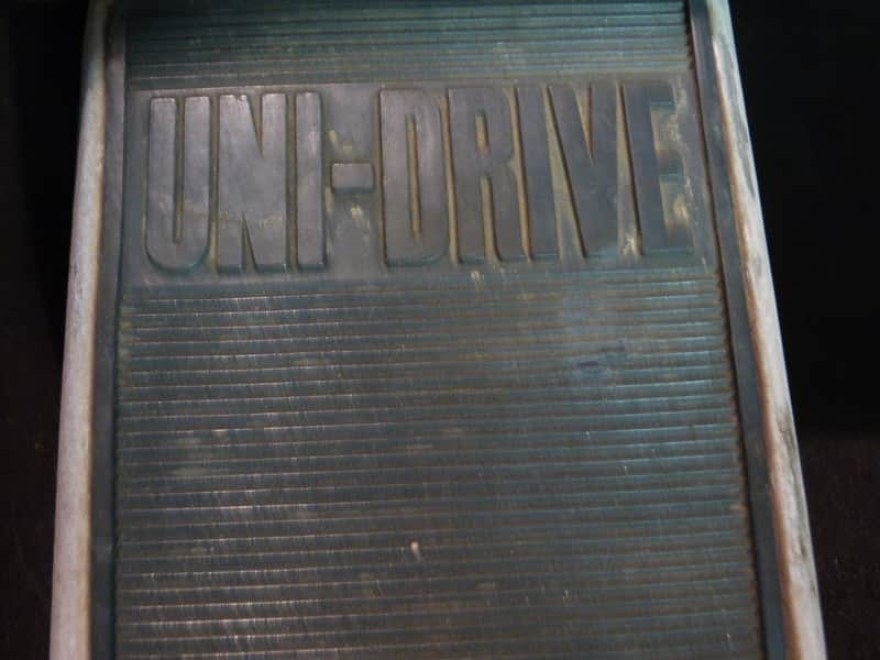 Univox Uni-drive fuzz pedal 1960's 70's image 1