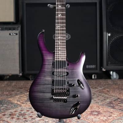 PRS SE Herman Li Signature Chleo Electric Guitar - Charcoal Purple Burst with Gig Bag image 3