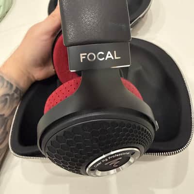 Focal Clear Pro MG Open Back Headphones - 55 Ohms 2021 - Present - Black / Red image 5