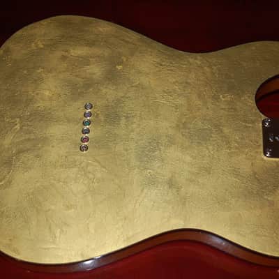 2017 NAMM Fender Prestige Masterbuilt 24 Karat Gold XXX NOS Custom ShopTelecaster -Yuriy Shishkov image 11
