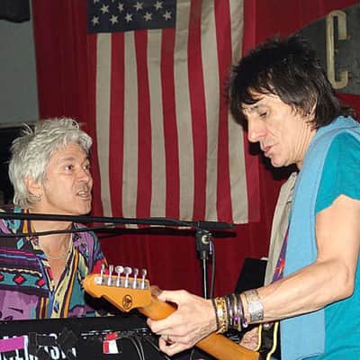 ESP Telecaster Ex Ron Wood THE ROLLING STONES Black 1993 image 5