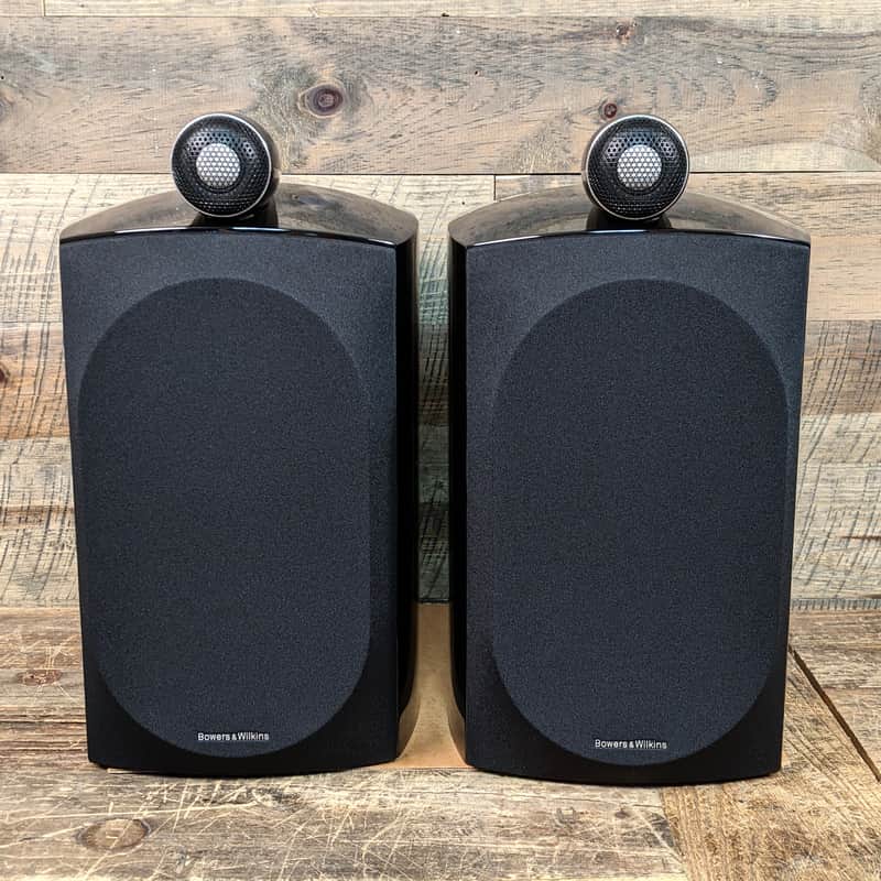 Bowers & Wilkins B&W 805 D3 Bookshelf Speakers (Pair) In Gloss Black Mint with boxes image 1