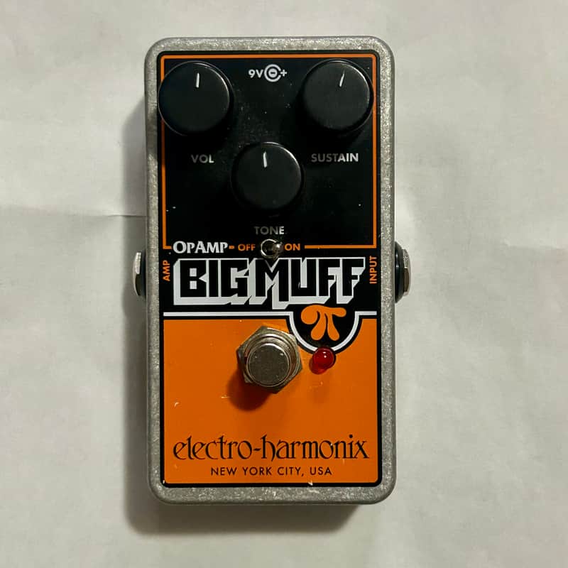 Electro-Harmonix Op Amp Big Muff Pi Reissue 2017 - Present - Black/Orange image 1