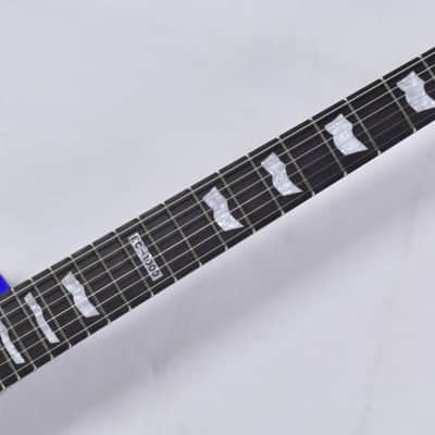 ESP LTD Deluxe EC-1000 Electric Guitar in Swirl Blue Finish image 10
