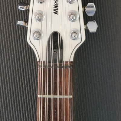 Rare Peavey Milestone 12 White 12-String USA w/ OHSC image 11