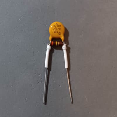 Treble Bleed "DiMarzio" "RTB1" 560pF PHILIPS Coated Ceramic capacitor, 300K Allen Bradley Carbon Composition resistor image 1