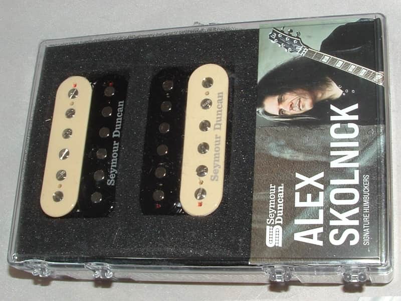 Seymour Duncan Alex Skolnick Signature Pickup Set (Zebra)  New with Warranty image 1