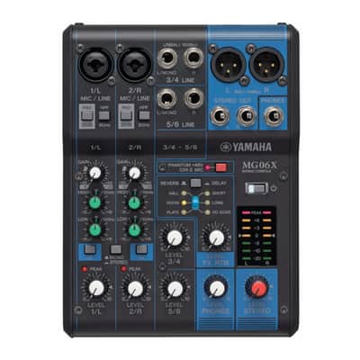 Yamaha MG06X 6-Input Compact Stereo Mixer with Effects Ultimate Recording Bundle image 2