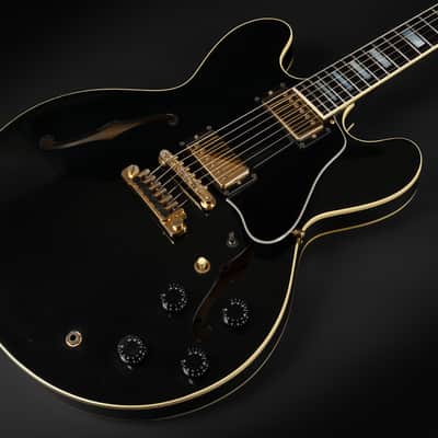 1989 Gibson ES-347 S - Ebony | USA Vintage Post Norlin Era Custom Semi-Hollow Bill Lawrence The Original HB-R HB-L Humbucker Pickups Coil Split | OHSC image 6