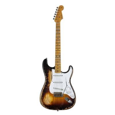 Fender LTD 70th Anniversary '54 Stratocaster Super Heavy Relic WF 2-Color Sunburst - Custom Electric Guitar image 2
