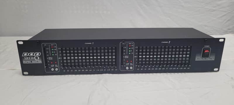 DOD SR830Q XLR Dual 15 Band Equalizer image 1