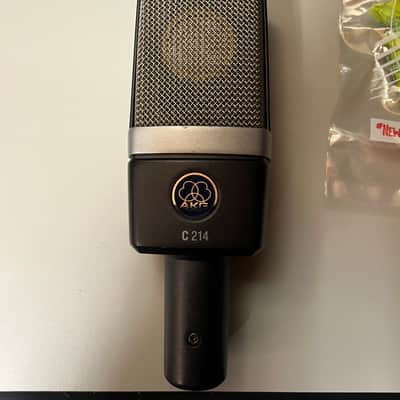 AKG C214 Large Diaphragm Cardioid Condenser Microphone 2010s - Black image 6