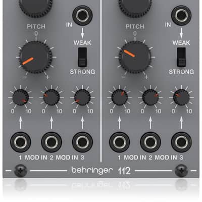 BEHRINGER 112 DUAL VCO MODULO EURORACK SYSTEM 100 DUE OSCILLATORI 18 CONTROLLI image 3