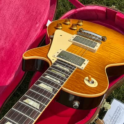 2021 Gibson Custom Shop 1959 Les Paul Standard Reissue R9 - Lemon Burst image 11