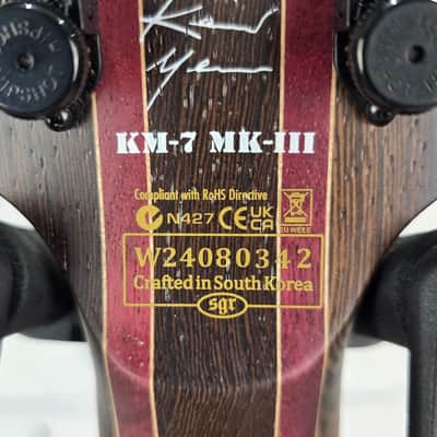 Schecter Keith Merrow KM-7 MkIII 7 String Electric Guitar Lagoon Fade image 13