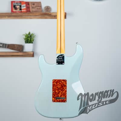Fender Limited Edition American Professional II Stratocaster Thinline - Daphne Blue image 5