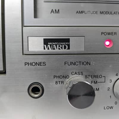 Ultra Rare Vintage Montgomery Ward Gen 6322 AM/FM Stereo Receiver System image 6