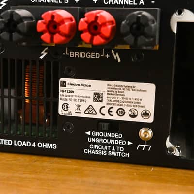 Electro-Voice (EV) TG-7 Tour-Grade Stereo Power Amplifier CG01YCA image 10