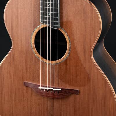 Lowden O-50 Ancient Bog Oak and Sinker Redwood with Leaf Inlays NEW image 8