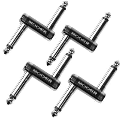 Mooer PCZ Offset crank 1/4 TS male guitar effect pedal coupler Z plug connectorFOUR Piece Ships Free image 1