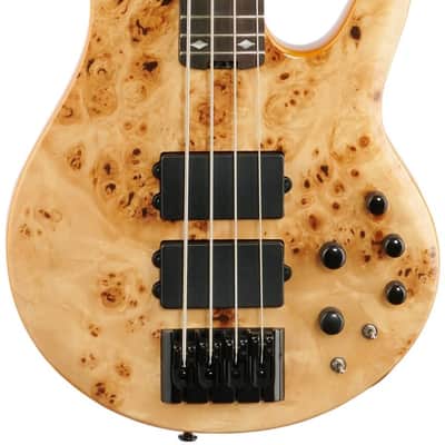 Michael Kelly Pinnacle 4 Electric Bass, Custom Burl, Open Box (Very Good) image 3