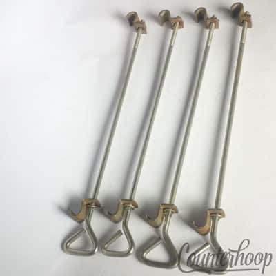 *Rogers 4x Tom/Snare Drum 8 5/8" Single-Tension T-Rods+Claws Nickel Vintage 40s* image 2