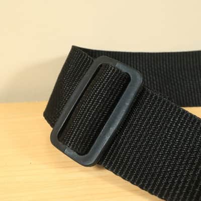 Vintage Ace USA Black Polyweb Guitar Strap Made In USA Adjustable image 6