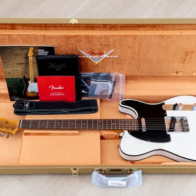 Fender Custom Shop 1963 Telecaster Custom Relic Olympic White w/ Twisted Tele, Seymour Duncan Little '59 image 18