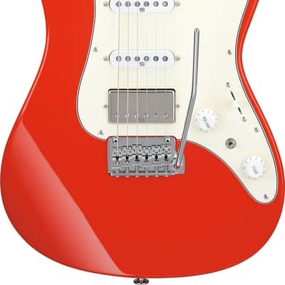 Ibanez AZ Prestige 6 String Electric Guitar w/Case - Vermillion Red (AZ2204NWVR) image 12