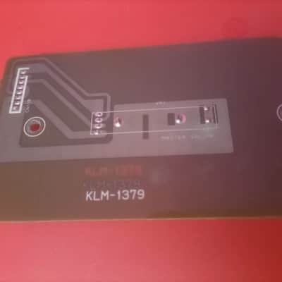 KORG T1 Volume board KLM-1379 with wiring for Korg T-1 keyboard Synth Full Working image 3