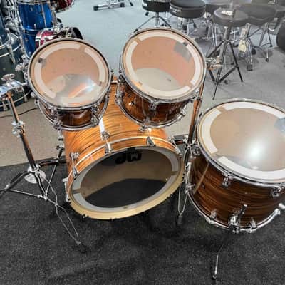 ~RARE~ DW Performance Series 4-Piece 10/12/16/22 Drum Kit Set in Bronze Oyster FinishPly image 8