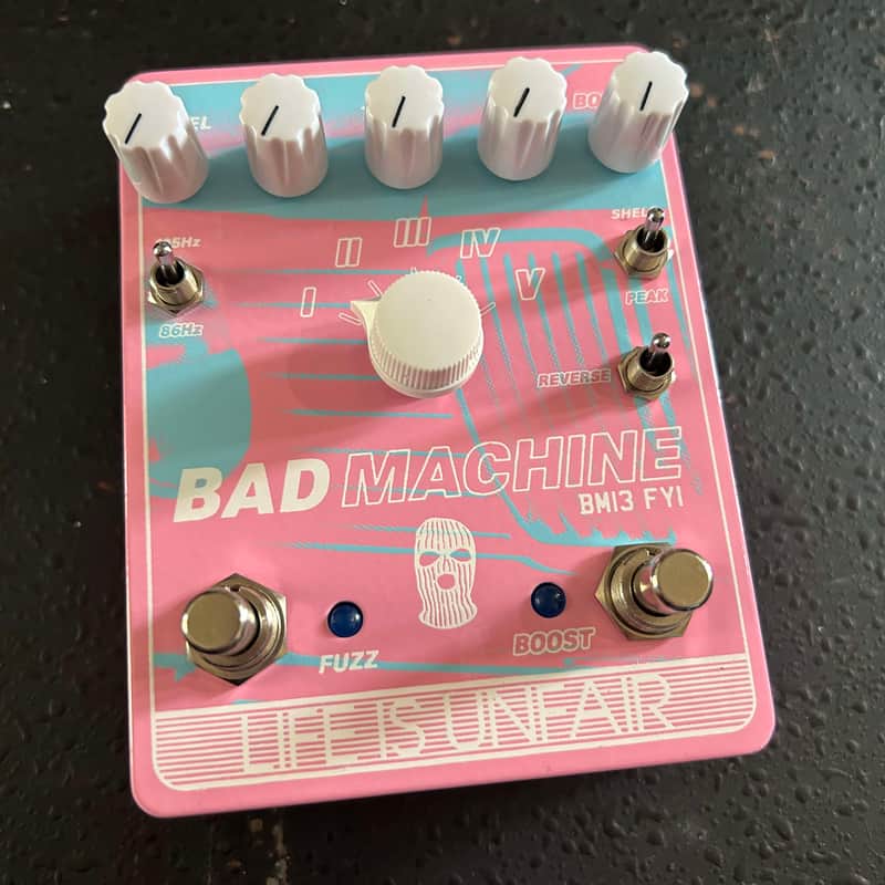 LIFE IS UNFAIR Bad Machine - Reverb Exclusive Pink/Blue/White image 1
